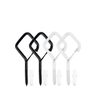 5MM Screw Steel Electric Galvanized Eye Bol Heavy Duty Hooks for Hanging Christmas Lights Hanging Hook Planting Hanging Hook