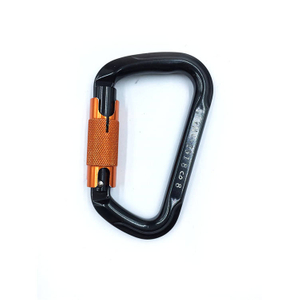 Aluminum Snap Hook with Screw Lock, Secure Buckle Hanging Padlock for Camping Tents, Backpacks, Hiking Gear