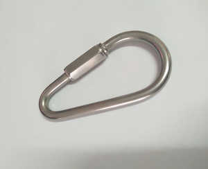 Stainless Steel 316 Pear Shaped Quick Release Snap Shackle Locking Carabiner Heavy Duty Hooks Hanging Hammock