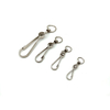 Stainless Steel Snap Spring Clip Hooks Rings Buckle Keychain Lanyards Zipper Hanging Buckle Keychaine Keyring Accessory