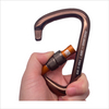 26KN D Shape Heavy Duty Custom Rotating Carabiner Hook Safety Lock Carabiner Karabiner