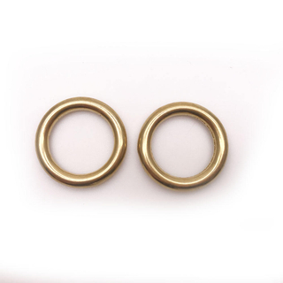 BT-B05 Wholesale for Handbag Hardware Accessory Decoration Round Solid Brass Ring Brass O Ring