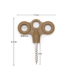 Events Wedding Party Pole and Metal Tent Pegs With Glowing in the Dark Screw Ground Pegs Plastic Tents