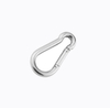 DIN5299 Stainless Steel Carabiner Hook Carbine Metal Spring Buckle Key Ring Carabine Heavy Duty for Camping Hiking 304 Snap Hook
