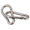 BT-245 Heavy Duty DIN 5299 FORM C 7mm 304 Snap Hook Gourd Type Stainless Steel Carabiner Mousqueton Karabiner Snap Hook