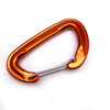 BT-A501 New Design Safety 24kn Lock Clasp Oxidized Custom Clip Hook Climbing Carabiners D-shape Aluminum D Shape Wire Gate Cara