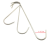 BT-S56 S Shape Butcher Hook Hanging Metal Rust-proof Meat Hooks Stainless Steel