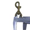 BT-Z005 Solid Brass Bolt Snaps for Handbag Carabiner Manufacturer Swivel Round With Eye Snap Hooks