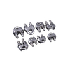 Stainless Steel Type Standard a Shape Bolt Metal Hooks Wire Rope Clips With U Bolt for Rigging