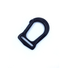 Heavy Duty Locking Carabiner Electroplated Black Spring Hook for Climbing/Bag/Pet Safety