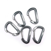 D shaped Clips with Swivel Snap Hook For Outdoor Activities Aluminum Locking carabiner mosquetones de escalada de 5kn