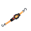 20/25/38/50MM Auto Retractable Ratchet Lashing Straps Heavy Duty Tie Downs with S-Hook & Bolt-On for Cargo Securing