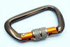 Aluminum Carabiner 25KN Professional Manufacturer Ultra-Light Locking Carabiner Industrial Personal Safety
