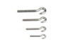 Steel Metric Threaded Hardware Eye Bolt Eyebolt Screw in Spiral Hanger C Cup Hook