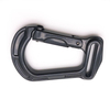 BT-Z525 Heavy Zinc Alloy Black Indoor Sport Safety Hanging Suspension Training Yoga Swivel Hook 38 mm Lanyard Carabiner
