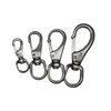 Stainless Steel Swivel Snap Hooks Outdoor Camping Carabiner for Marine,Pet Chains, Dog Tie-Out Cable, Keychains