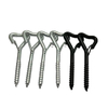 7MM Swing Hook Screw Hardware Eye Bolt Galvanized Spring Snap Hooks Special-shaped Ring Screws Heart Ring Screws