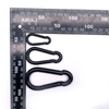 BT-245B Heavy Industry Spray-paint Gym Steel Electric Galvanized Snap Hook Lanyard Carabiner Spring Black Metal Hook