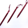 Top Selling High Quality Red Small Metal Pegs Metal With Custom Logo Tent Pegs