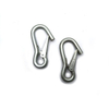 Carabiner Galvanized Steel Small Snap Hook Spring Hook Zinc Plated Safety Hook Rigging Hardware Ctr Carbine