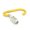 Wholesales D Type Lock Carabiner Mountaineering Buckle Hooks ,Backpack Combination Lock Hook ,Snap Hook With Lock