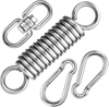 Ultra Strong Hammock Chair Hanging Kit 600 LB Capacity Hammock Hooks Heavy Duty Stainless Steel Spring Snap Hook Carabiner