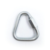 Delta Carabiner Stainless Steel Triangular ZINC Plated Connect Quick Link With Nut