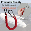 Cord 54 Inch 1371 Long Replace Break Away Boat Kill Switch Braid Retractable Tool Coil Lanyards Bungee Cord With Carabiner