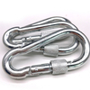 BT-245S Din 5299 Form D 8cm Galvanized Screw Hook Lock Steel Carabiner Industrial Hooks