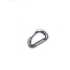 D shaped Clips with Swivel Snap Hook For Outdoor Activities Aluminum Locking carabiner mosquetones de escalada de 5kn