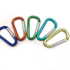 Decorative Color Snap Hooks Cup Hanging Bag Hook D Shape Aluminum Carabiner Keychain Hook