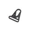 BT-Z025S Zinc Alloy 25mm Olecranon Clasp Matt Black Carabiner Hk Clip Swivel Snap Hook Hk Style