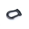 Black Tention Zinc Alloy Buckle Making Accessories Yoga Swivel Snap Hook Strap Carabiner Webbing Metal Hook