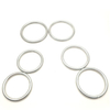 Welded Round Ring Galvanized Steel 5*40mm Hardware Accessory for Connecting Silver O Rings for Bags