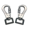 BT-Z015 Gun Silver Clasps Swivel Clips Gancho Perro Dog Leash Zinc Metal Pet Buckle Screw Eye Hooks Snap Hook