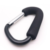 BT-S588 Multi Hook Aluminum 6061 Oversized Decoy Rig Carabiner Baby Stroller Hook Custom Camping Snap Black Carabiner