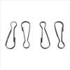 40mm Nickel Plated Rope Clip Metal Hook Lanyard Hook Clip Keychain Camping Clasp