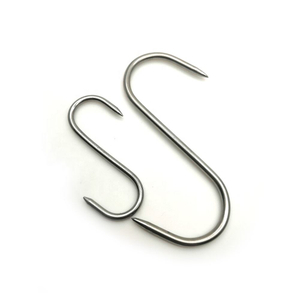 BT-0119 High Quality Carabiner Stainless Steel 304 Hanging Tools for Butchers S Shape Hook Meat Hook