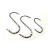 BT-0119 High Quality Carabiner Stainless Steel 304 Hanging Tools for Butchers S Shape Hook Meat Hook