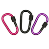 High Quality Aluminium Hook D Style Carabiner for Keychain Customized Color