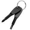 65MM Mini Pocket Screwdriver Set Hooks Keychains Multifunctional Outdoor Tool Carabiner Keychain Bottle Opener