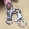 35mm Stainless Steel 316 Swivel Carabiner Packsack Buckle Bag Leather Accessories Lobster Clasp Carabiner Custom