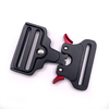 5CM Wide Belt Safety Webbing Zinc Alloy Metal Webbing Metal Hooks Side Release Metal Buckle