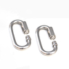 304 316 Stainless Steel Oval Quick Links Safety Snap Hook Climbing Carabiner Lock Buckle M6 M8 M10