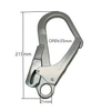 High-Strength 40CR Outdoor Self-locking Hook 25KN Industrial Carabiner for Hanger Use Customizable logo