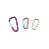 Wholesale Aluminum Hook Customizable Carabiner Colorful Mini Clip for Bags, Keychain