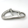 Stainless Steel 304/316 Metal Carabiner Safety Release Pressure Spring Rope Dual Lock Hook Spring Ring Clasps Double Safety Hook
