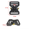 Belt Buckle Customized 50mm Zinc Alloy Adjustable Metal Quick Release Men Buckle High-quality and High Cost-effective