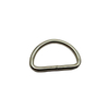 53*30mm Best Quality Welded D Ring Handbag Bag Hardware Accessories Bag Buckle Factory Price Nickle Plated D Rings for Collars