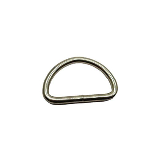 53*30mm Best Quality Welded D Ring Handbag Bag Hardware Accessories Bag Buckle Factory Price Nickle Plated D Rings for Collars
